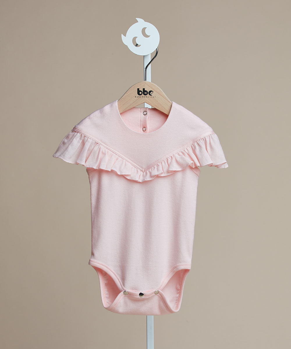 Main | Toddler 3D Lotus Sleeve Bodysuit | Lotus Leaf | 100% organic cotton
