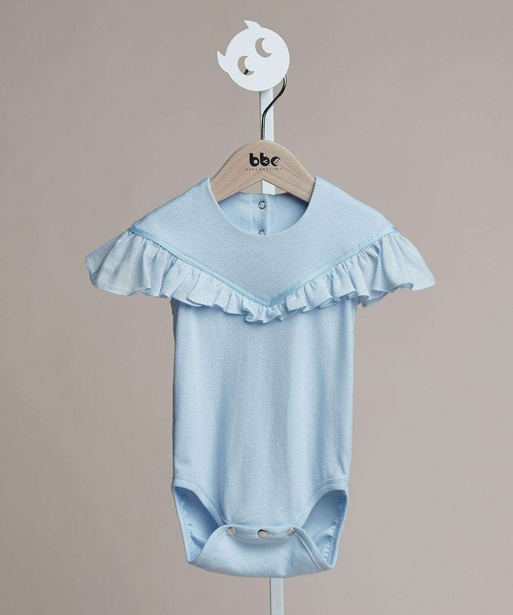 Main | Toddler 3D Lotus Sleeve Bodysuit | Lotus Leaf | 100% organic cotton