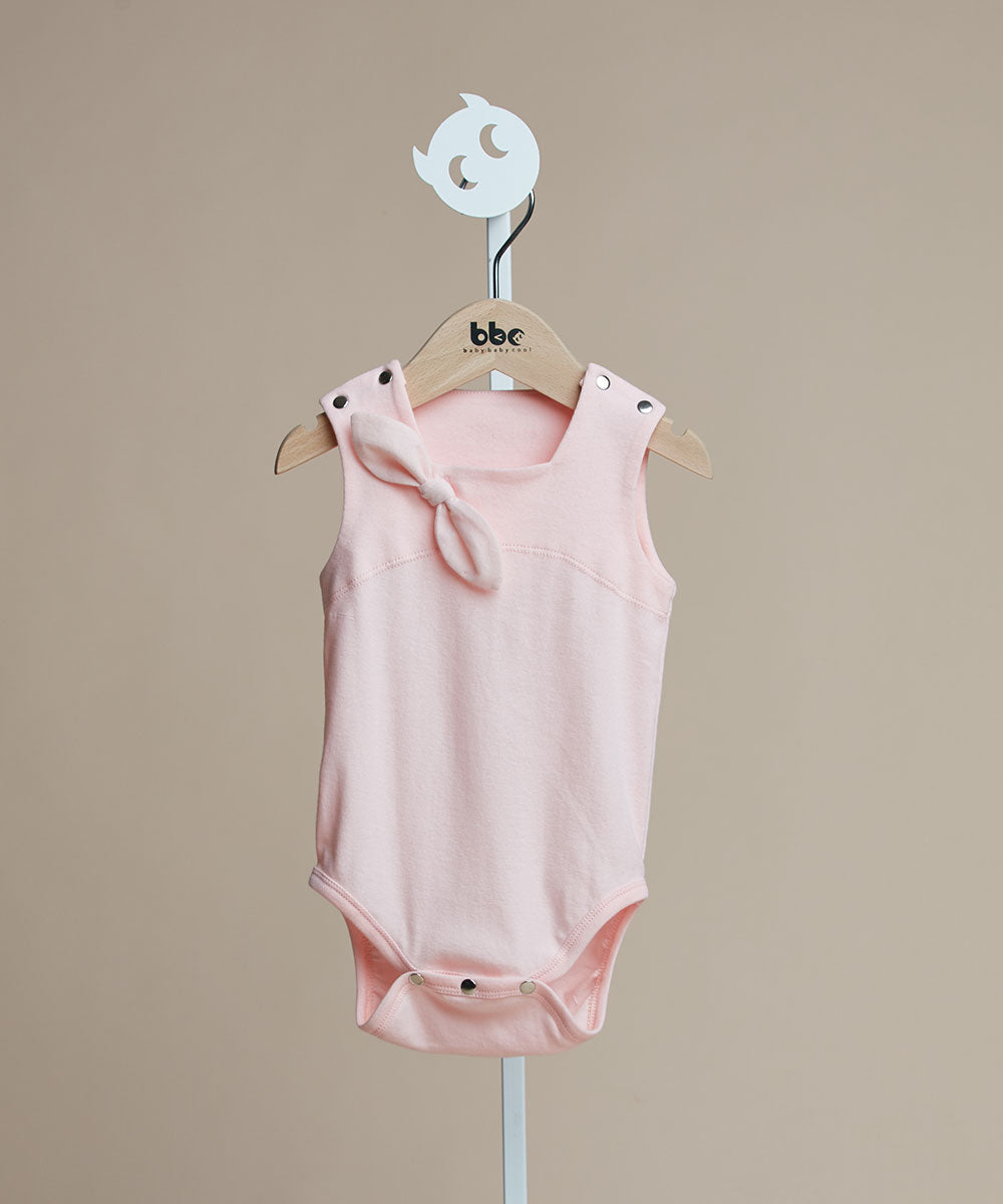 Main | Toddler Hepburn Collection - Tiffany Square Neck Bodysuit | Bow | 100% organic cotton
