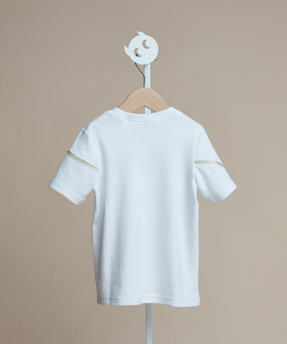 Main | 男童 軍裝口袋 T-shirt | 拼接 口袋設計 小圓領 | 100% 有機棉