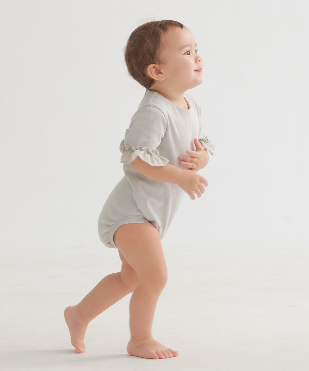 Main | Toddler Elegant Ruffle Bodysuit | Ruffles | 100% organic cotton