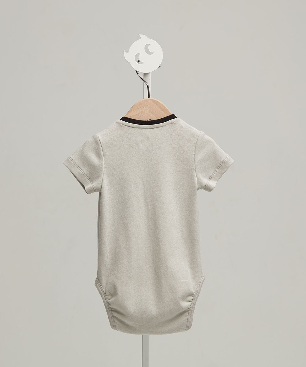 Main | Toddler non-lining striped bodysuit | Paneled | 100% organic cotton