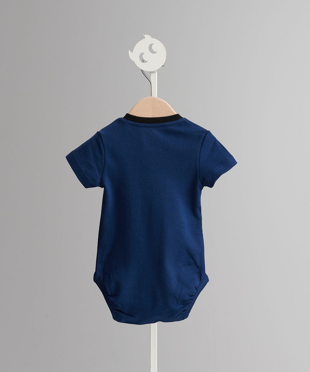 Main | Toddler non-lining striped bodysuit | Paneled | 100% organic cotton