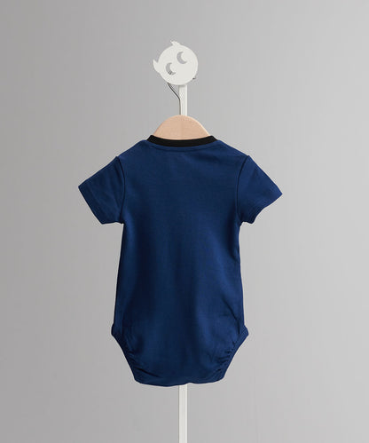 Main | Toddler non-lining striped bodysuit | Paneled | 100% organic cotton