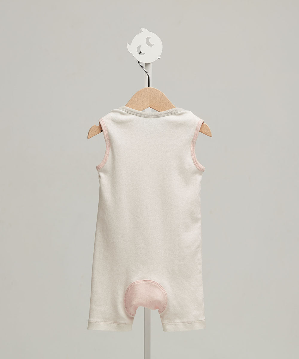 Main | Happy Face Series - Bear Baby Sports Jumpsuit | Animal Face | 100% Organic Cotton
