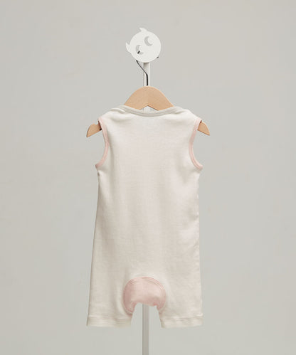 Main | Happy Face Series - Bear Baby Sports Jumpsuit | Animal Face | 100% Organic Cotton
