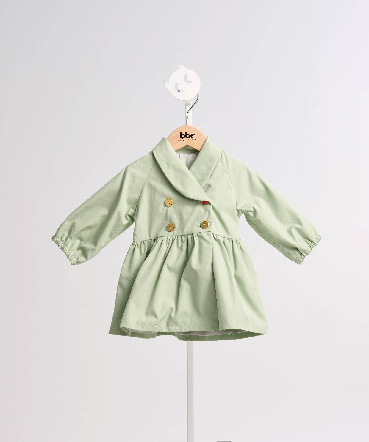 Luxury | 幼兒 星月領風衣外套 | 絲瓜領