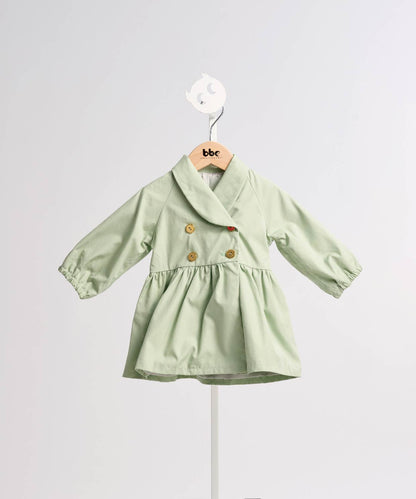 Luxury | 幼兒 星月領風衣外套 | 絲瓜領
