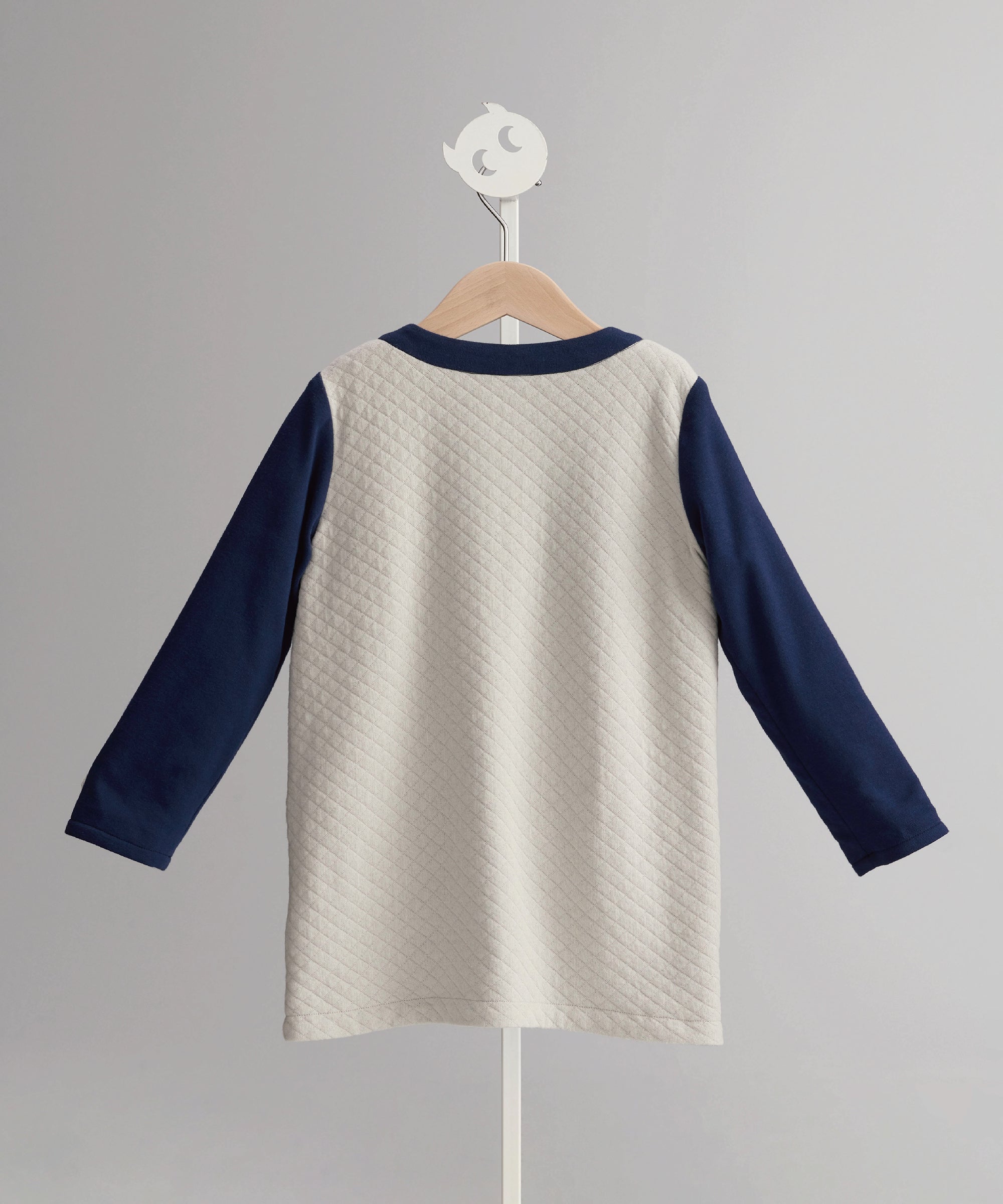 Main | Girls French Classic Chanson Long Coat | Patchwork | 100% organic cotton