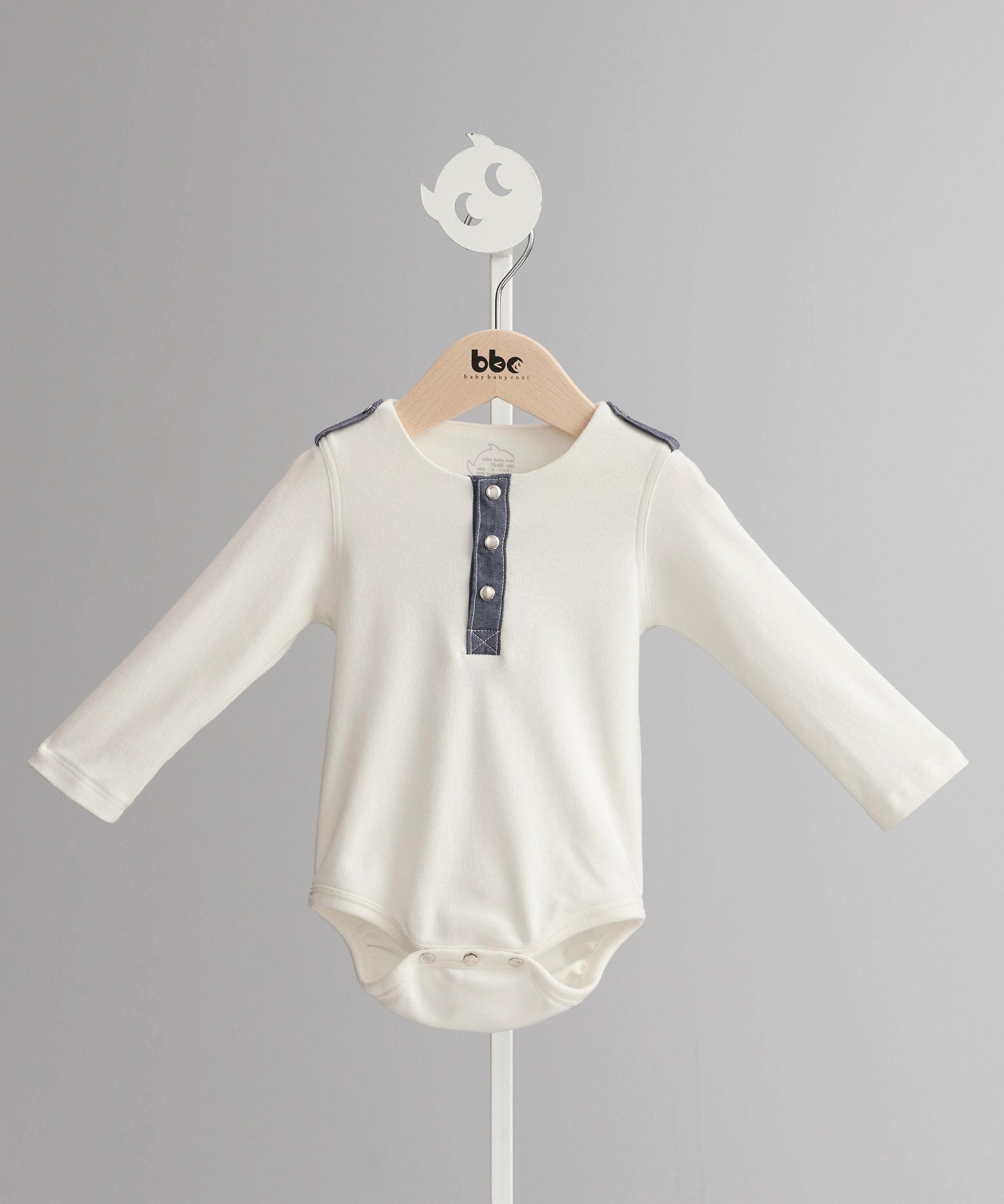 Main | Toddler military style bodysuit | Paneled | 100% organic cotton