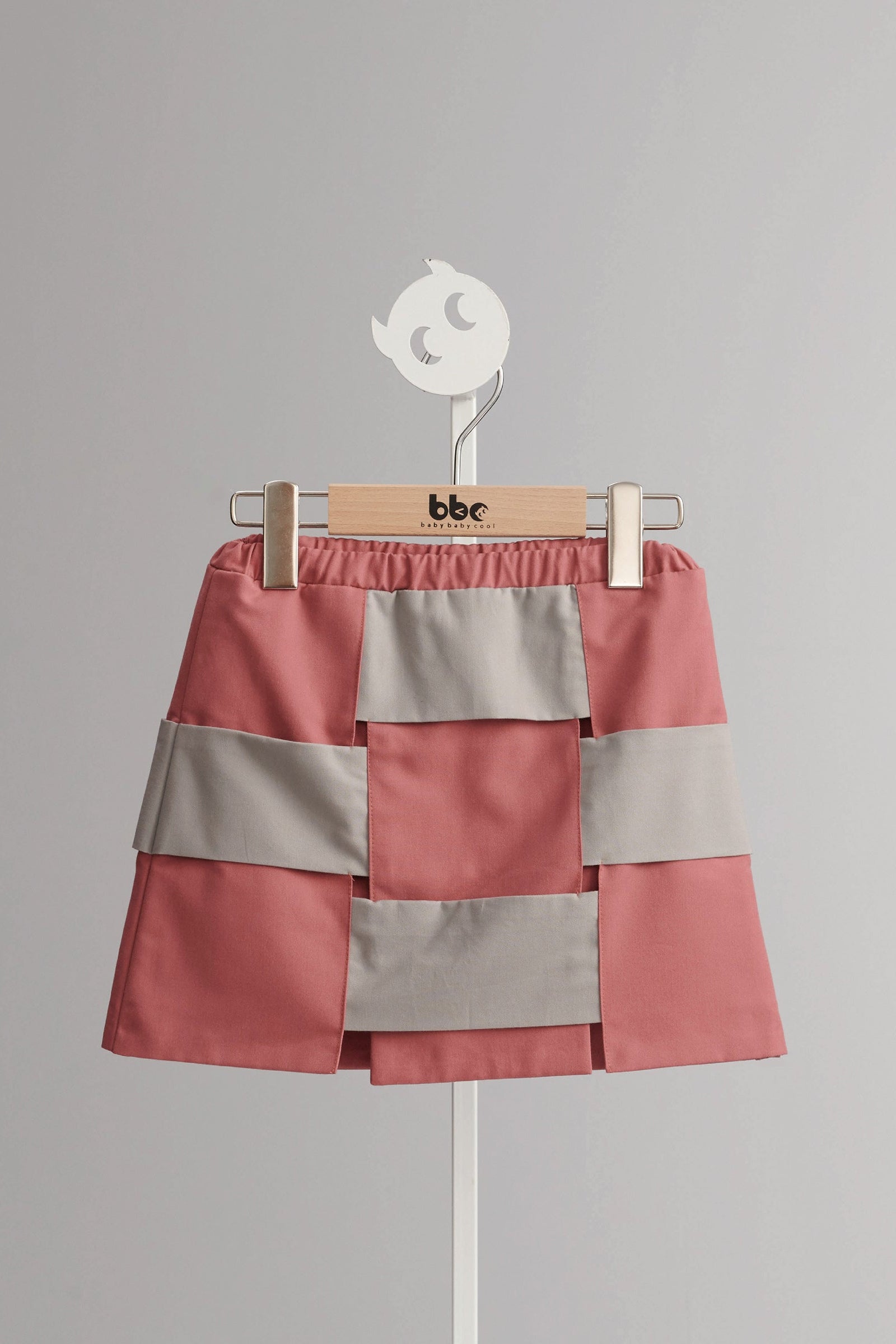 Main | Girls Light and Shadow Concerto Series - Short Skirt | Splicing | 100% organic cotton