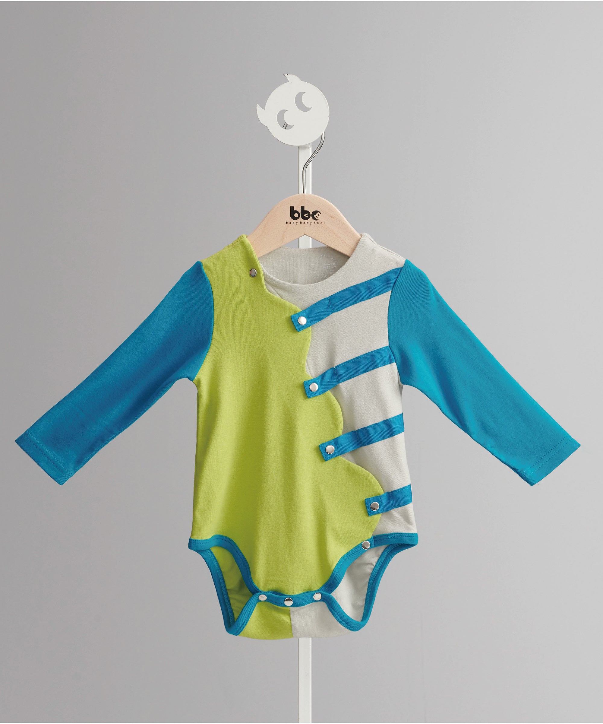 Main | Newborn Sky Cloud Bodysuit | Webbed | 100% organic cotton