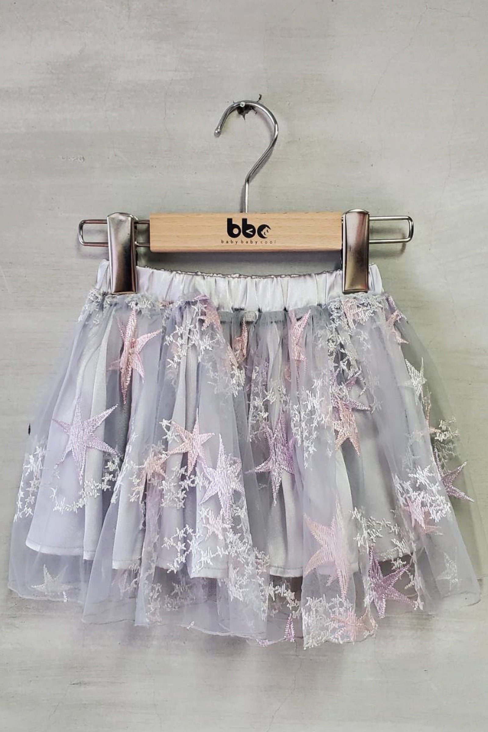 Luxury | Girls Rock Embroidered Star Tulle Dress | Star Embroidery