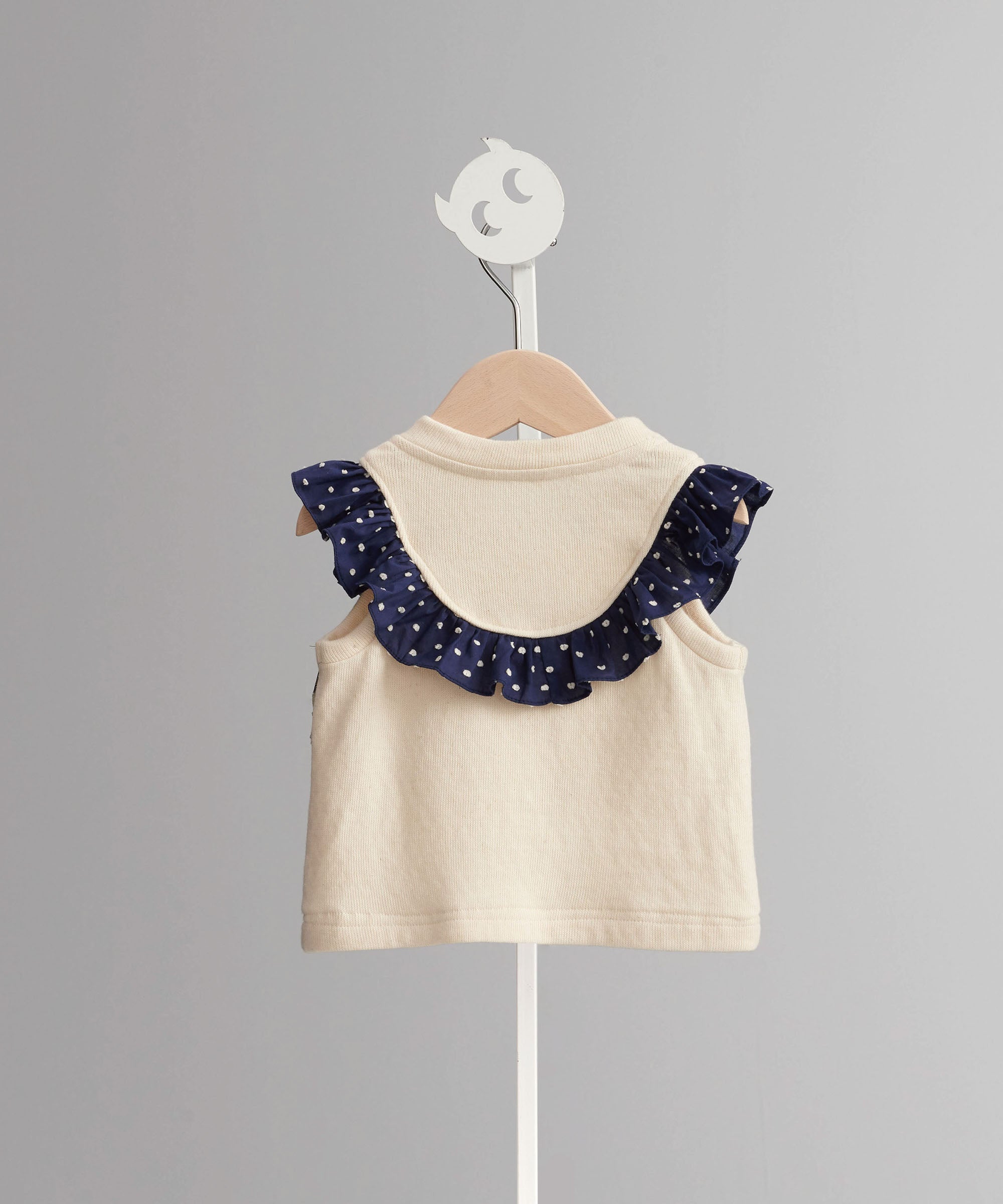 Main | Toddler Cardigan Ruffle Vest | Ruffles | 100% organic cotton
