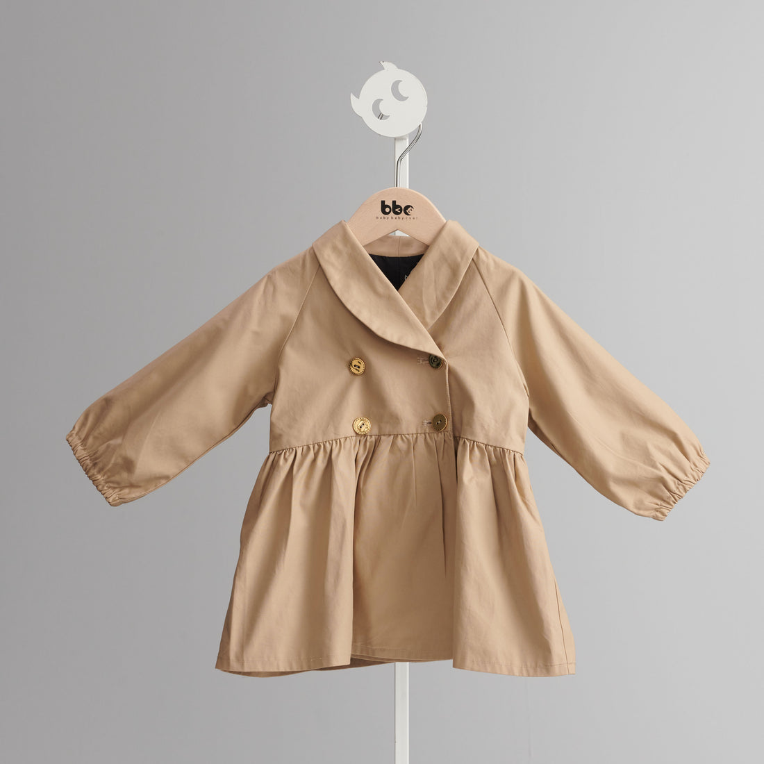 star moon collar trench coat