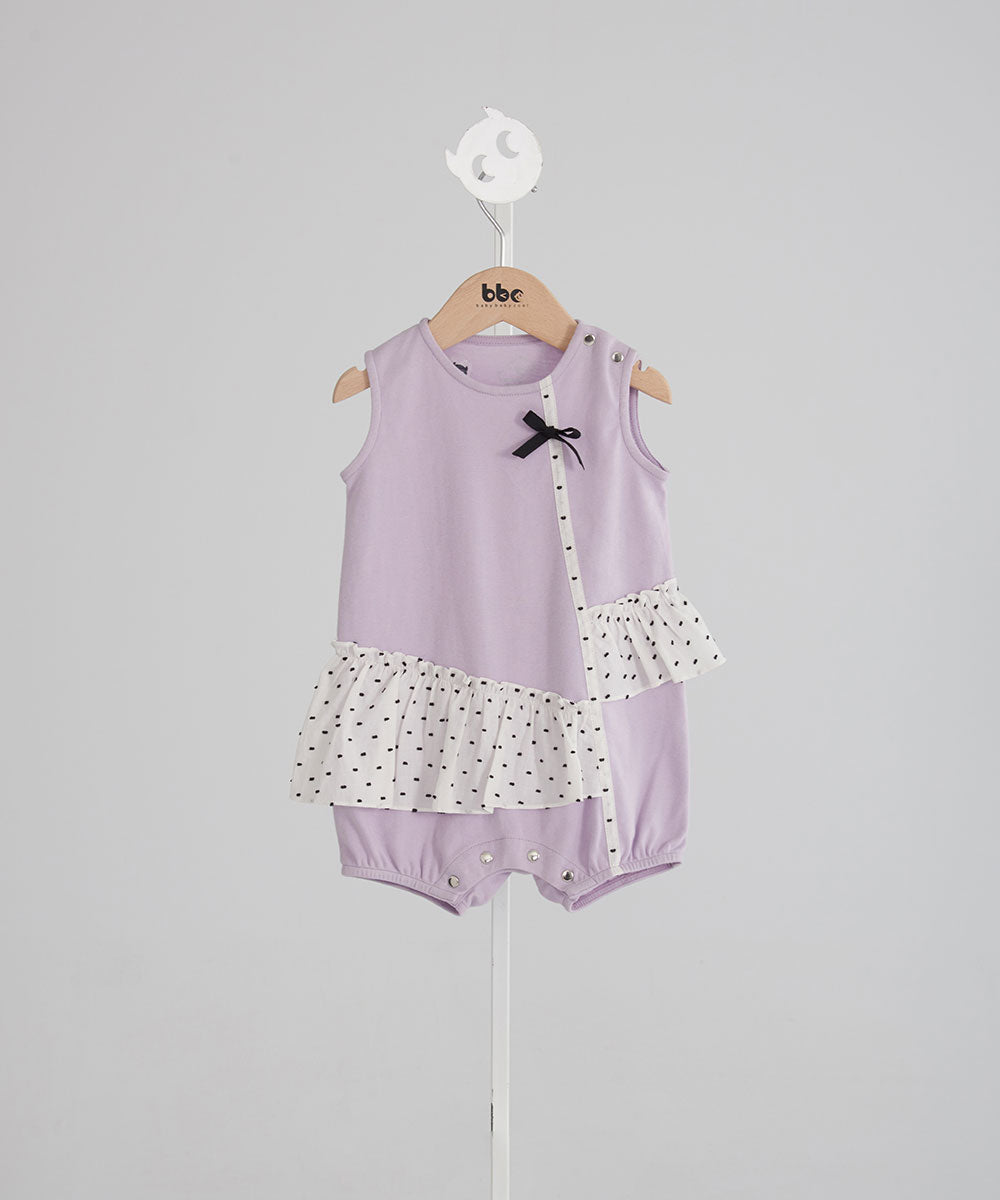 Main | Toddler asymmetrical ruffled polka dot bunny dress | ruffled patchwork | 100% organic cotton
