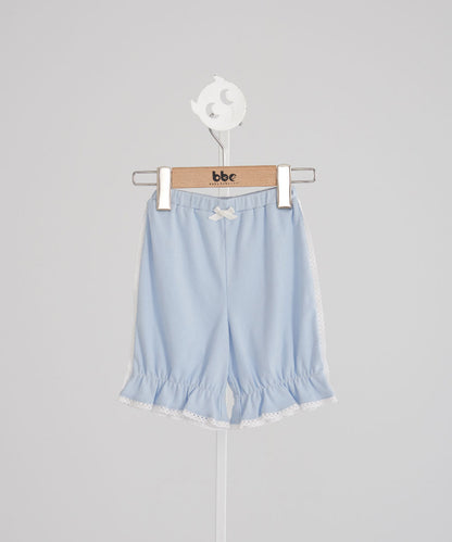 Main | Girls Hand-embroidered Lace Set | Lotus Leaf | 100% Organic Cotton