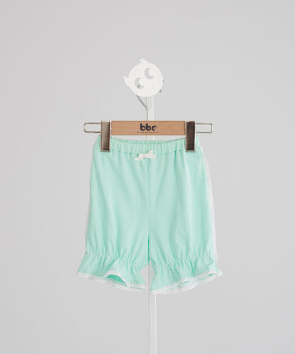 Main | Girls Hand-embroidered Lace Set | Lotus Leaf | 100% Organic Cotton