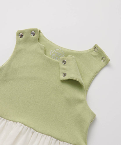 Main | Toddler Pompidou Collection - Step Neck Shirred Top | Panelled Step Neck | 100% Organic Cotton