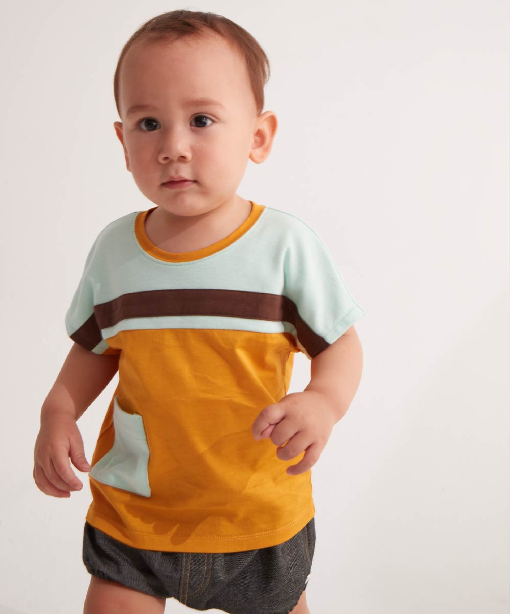 Main | 幼兒 波普拚色連袖 T-SHIRT | 拼接 | 100% 有機棉