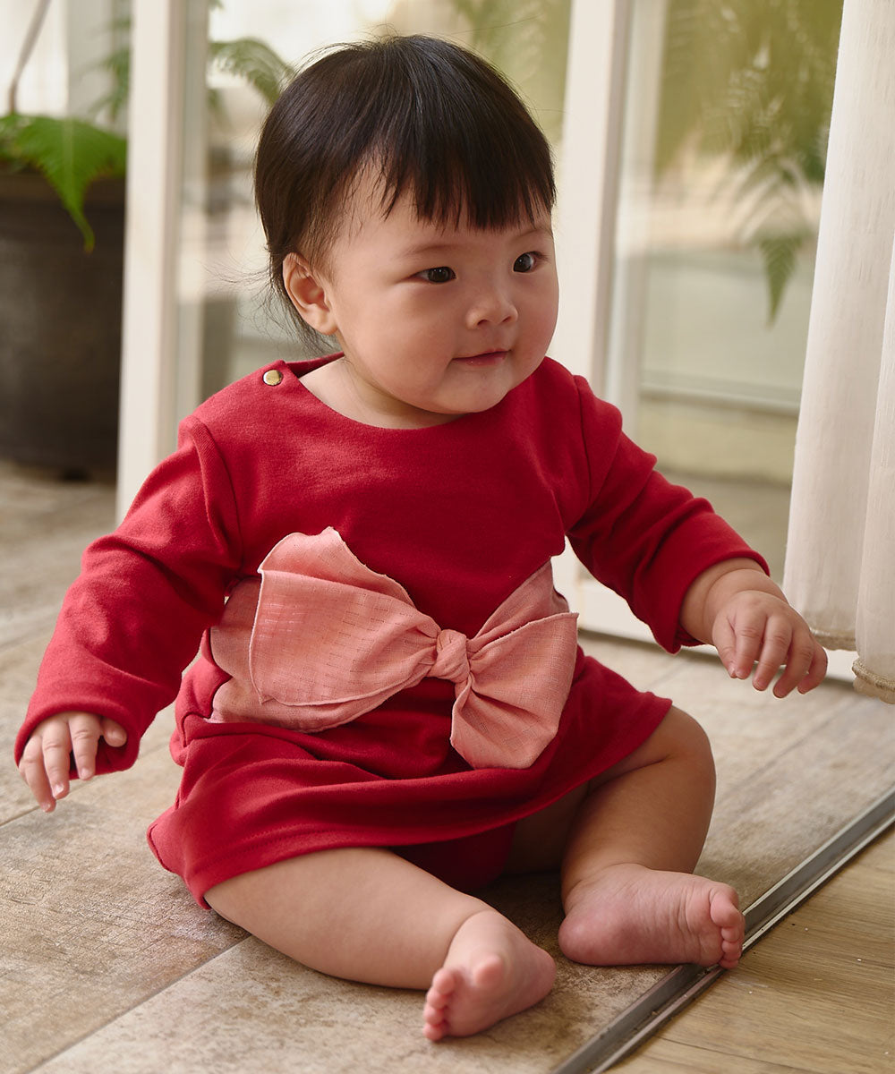 Main | Toddler 3D Butterfly Twisted Bodycon Dress | Bow | 100% organic cotton