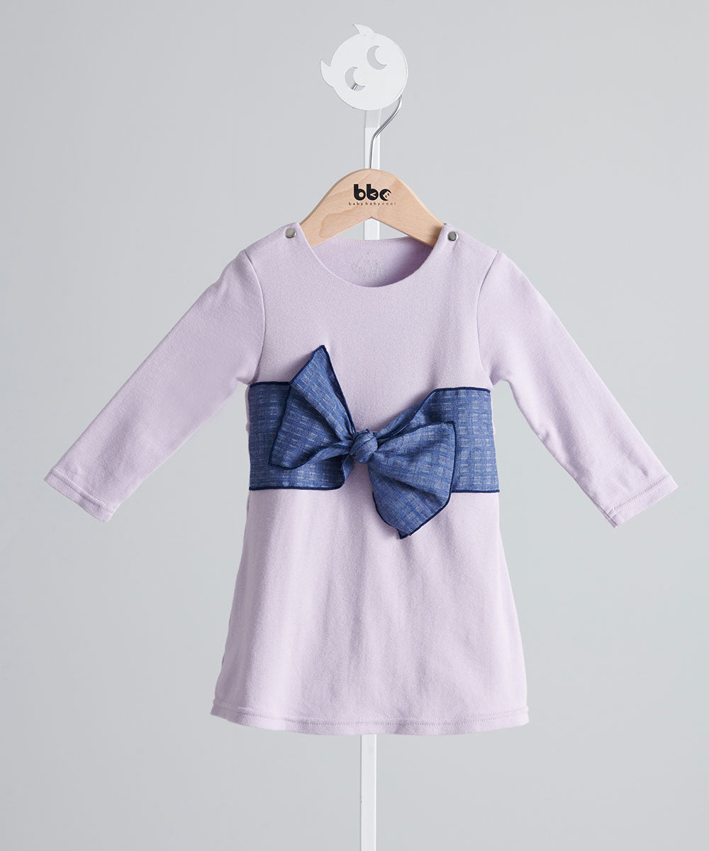 Main | Toddler 3D Butterfly Twisted Bodycon Dress | Bow | 100% organic cotton