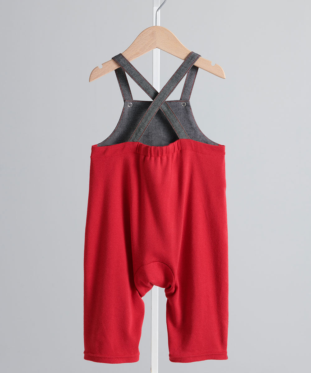 Main | Toddler Denim Manor Jumpsuit | Paneled | 100% organic cotton