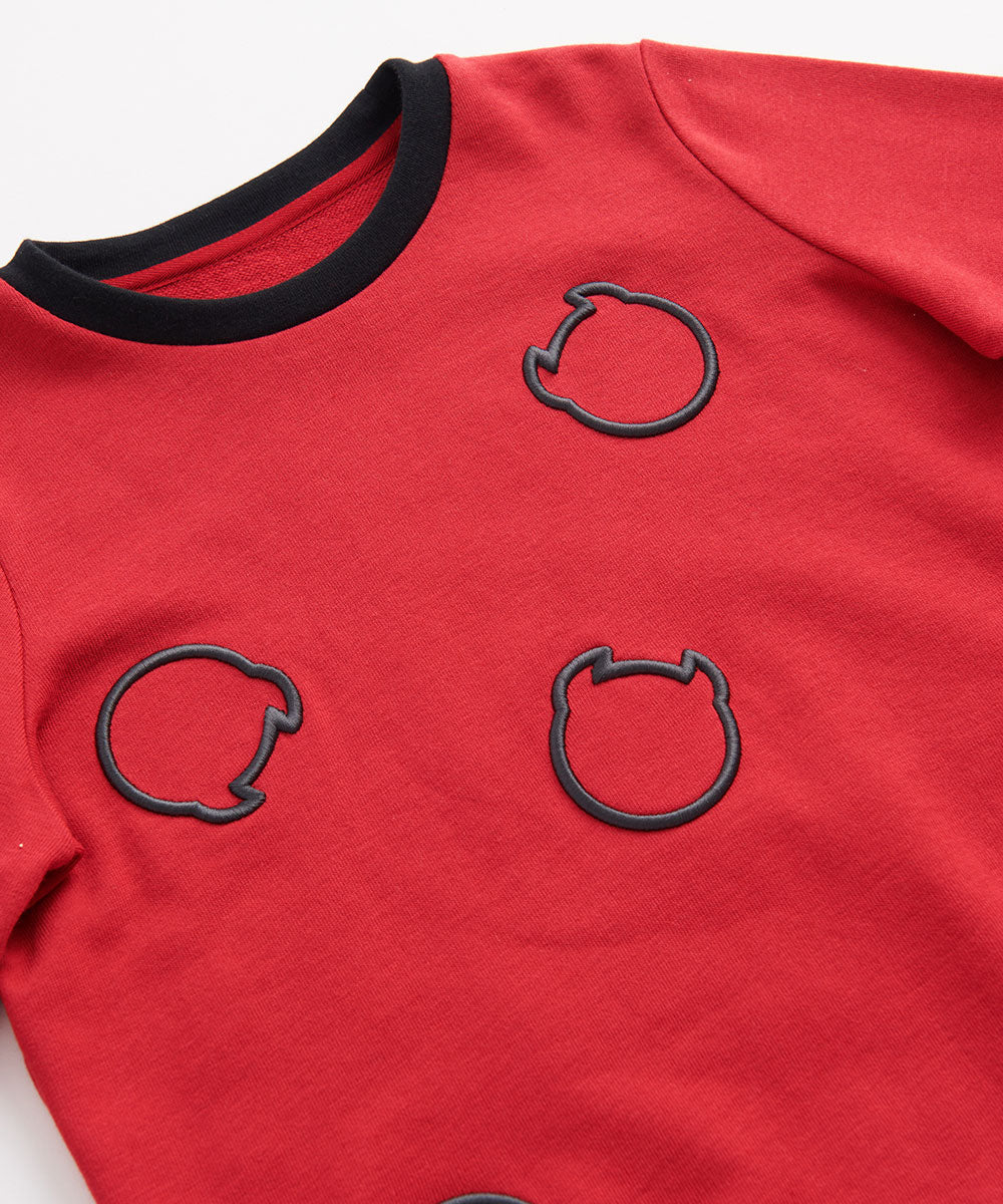 Main | Girls BBC Elf 3D Embroidered Top | Elf Logo | 100% Organic Cotton