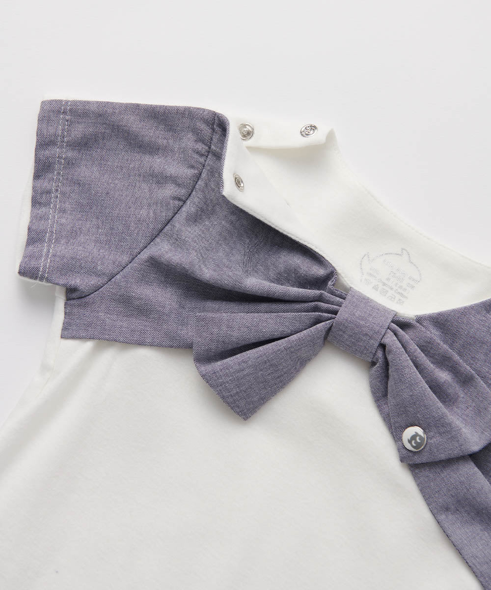 Main | Toddler Roman Holiday Bodysuit | Bow | 100% organic cotton