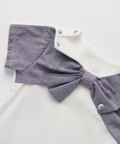 Main | Toddler Roman Holiday Bodysuit | Bow | 100% organic cotton