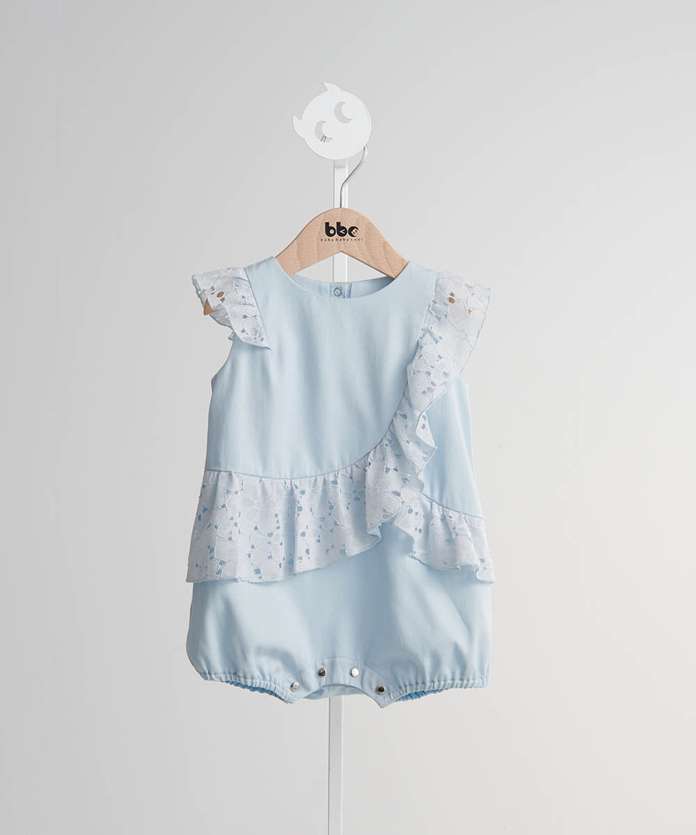 Main | Toddler Cinderella Bunny Romper | Patchwork | 100% organic cotton