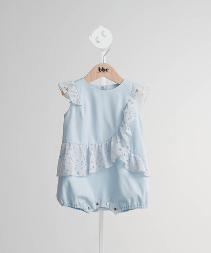 Main | Toddler Cinderella Bunny Romper | Patchwork | 100% organic cotton