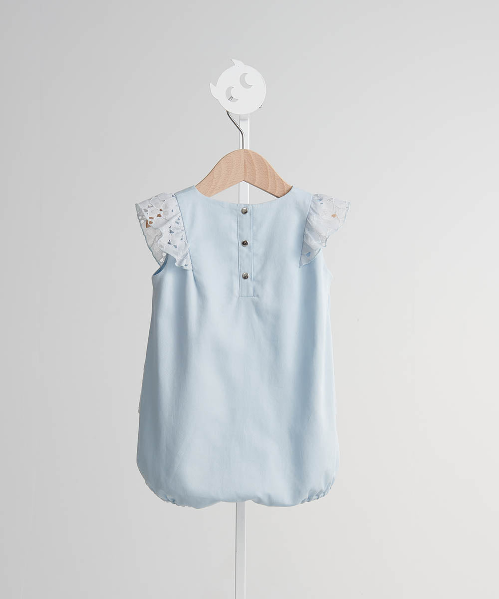 Main | Toddler Cinderella Bunny Romper | Patchwork | 100% organic cotton