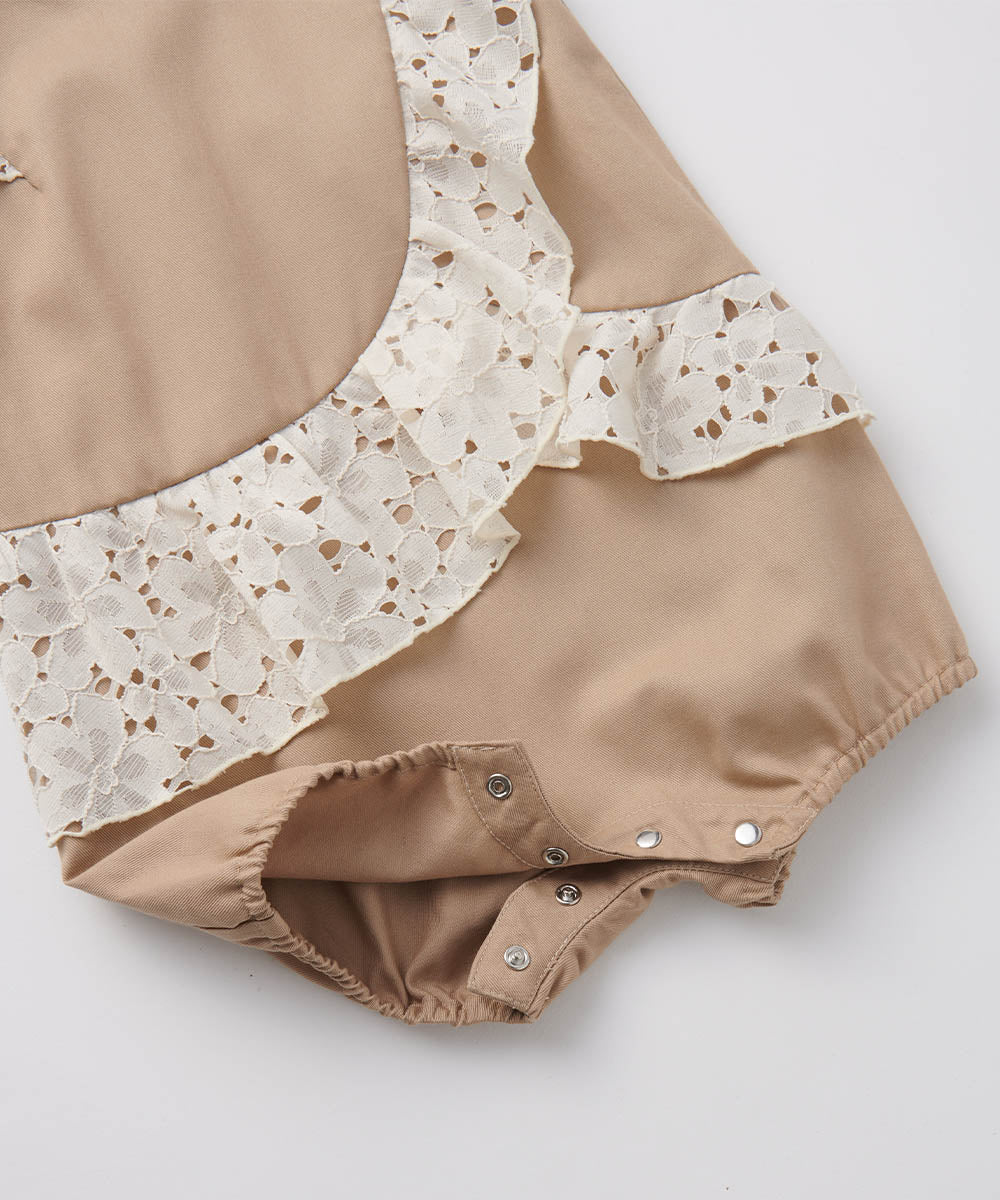 Main | Toddler Cinderella Bunny Romper | Patchwork | 100% organic cotton