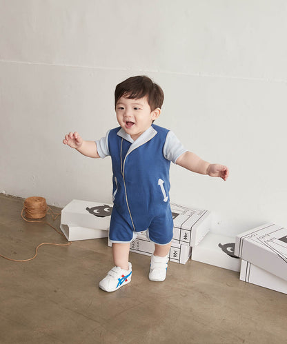 Main | Toddler knight bunny jumpsuit | patchwork | 100% organic cotton