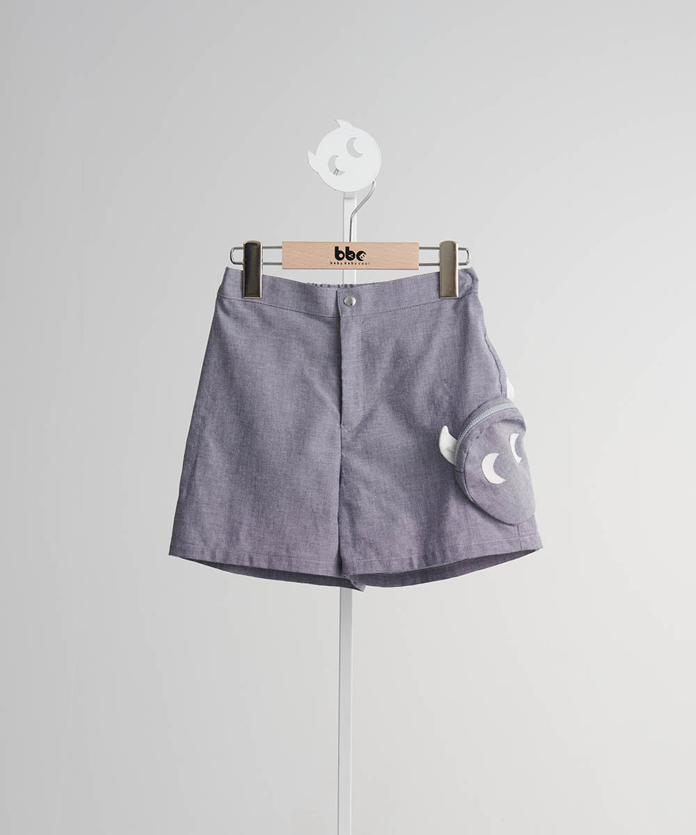Main | Boys BBC 3D Pocket Shorts | Stitching | 100% Organic Cotton