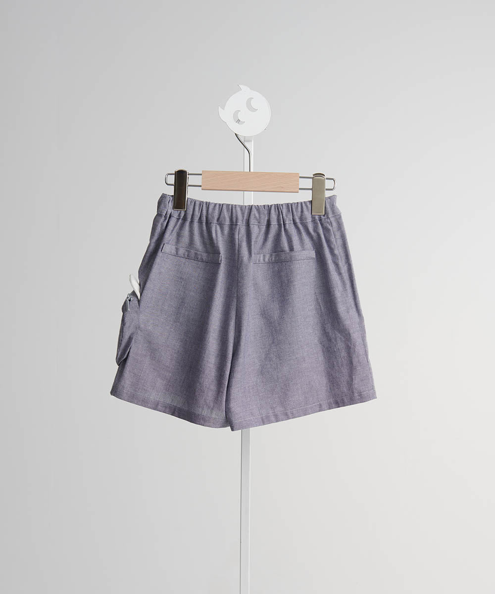 Main | Boys BBC 3D Pocket Shorts | Stitching | 100% Organic Cotton