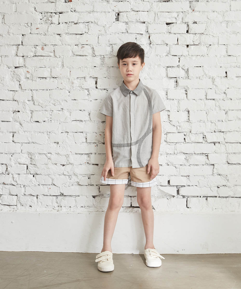 Main | Carmen herrera for boys: Orbit shirt | patchwork | 100% organic cotton