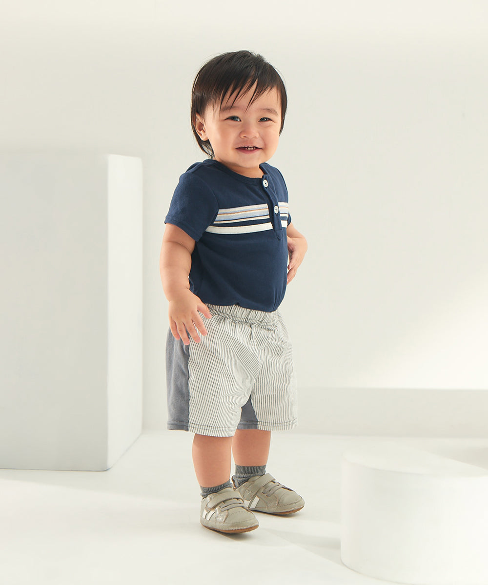 Main | 幼兒 時尚休閒短褲 | 拼接 | 100% 有機棉