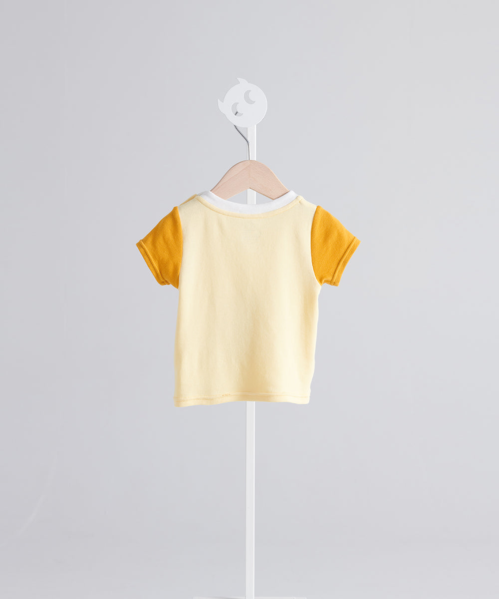 color block large pocket top