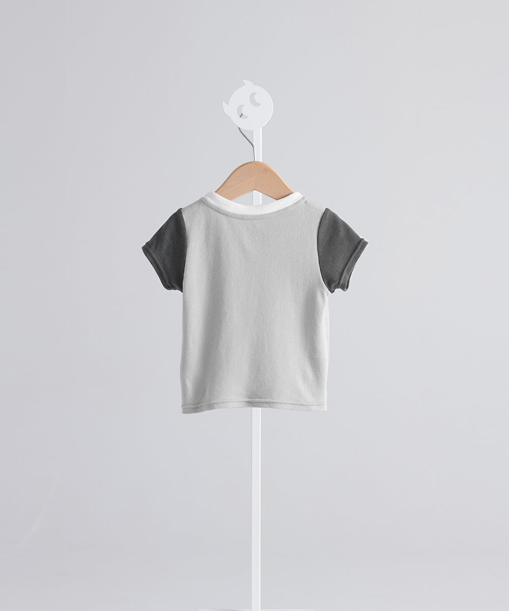 color block large pocket top