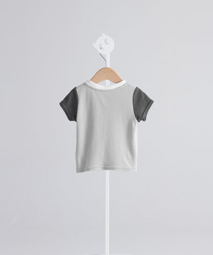 color block large pocket top