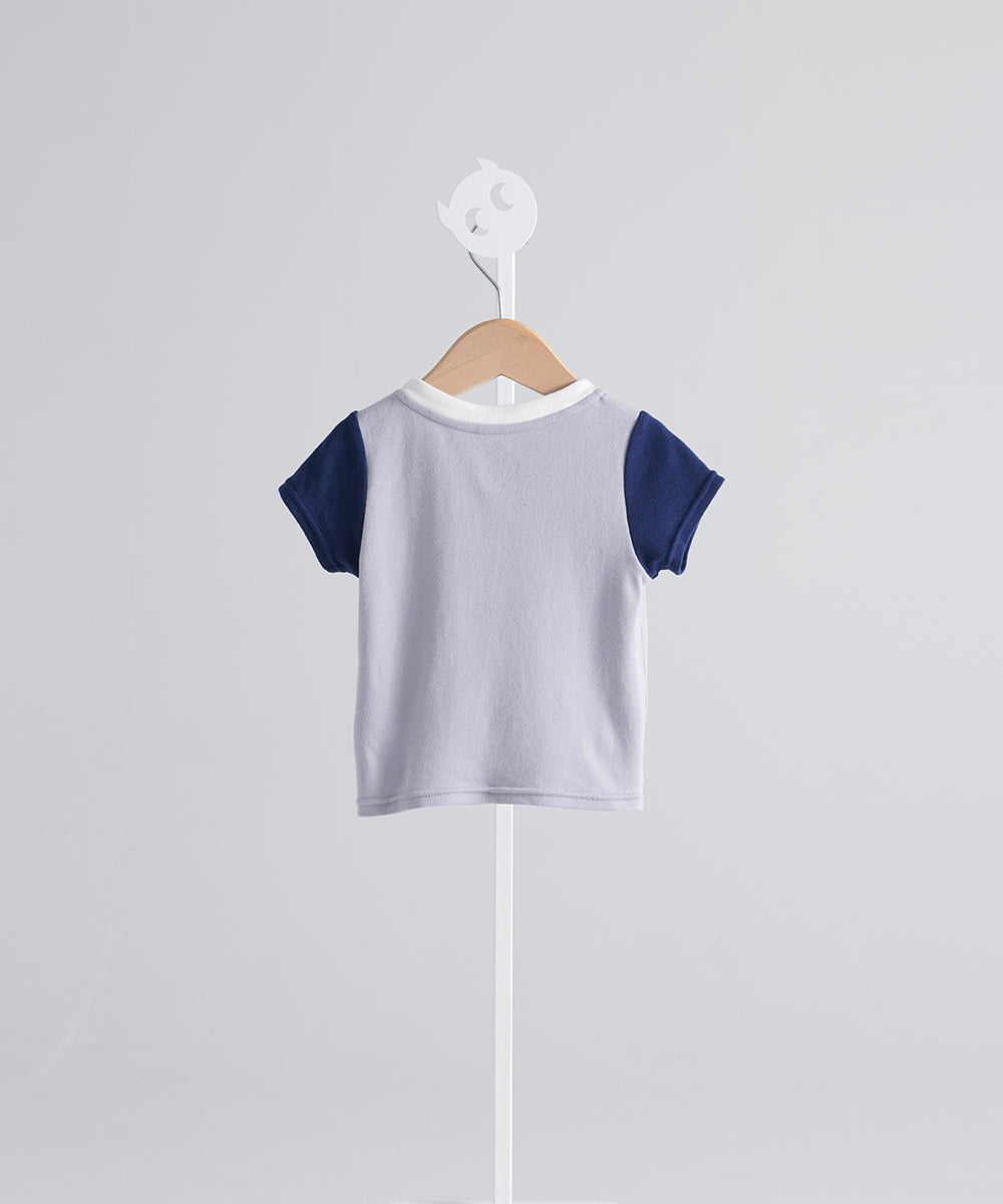 color block large pocket top