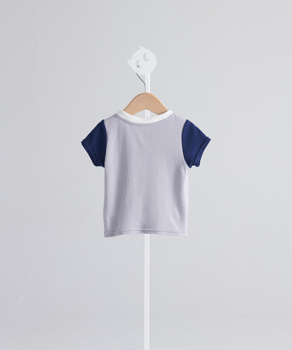color block large pocket top