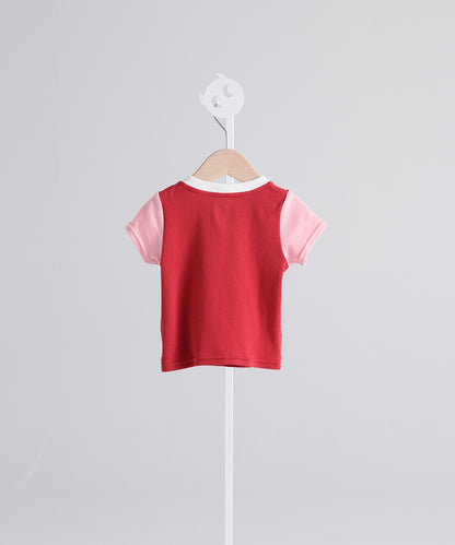 color block large pocket top