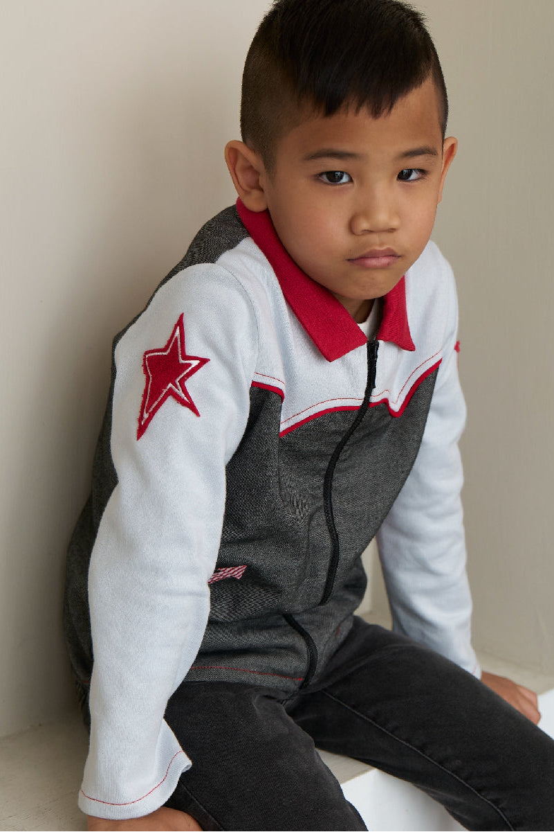 Main | 男童 搖滾牛仔拼接外套 | 星星 | 100% 有機棉