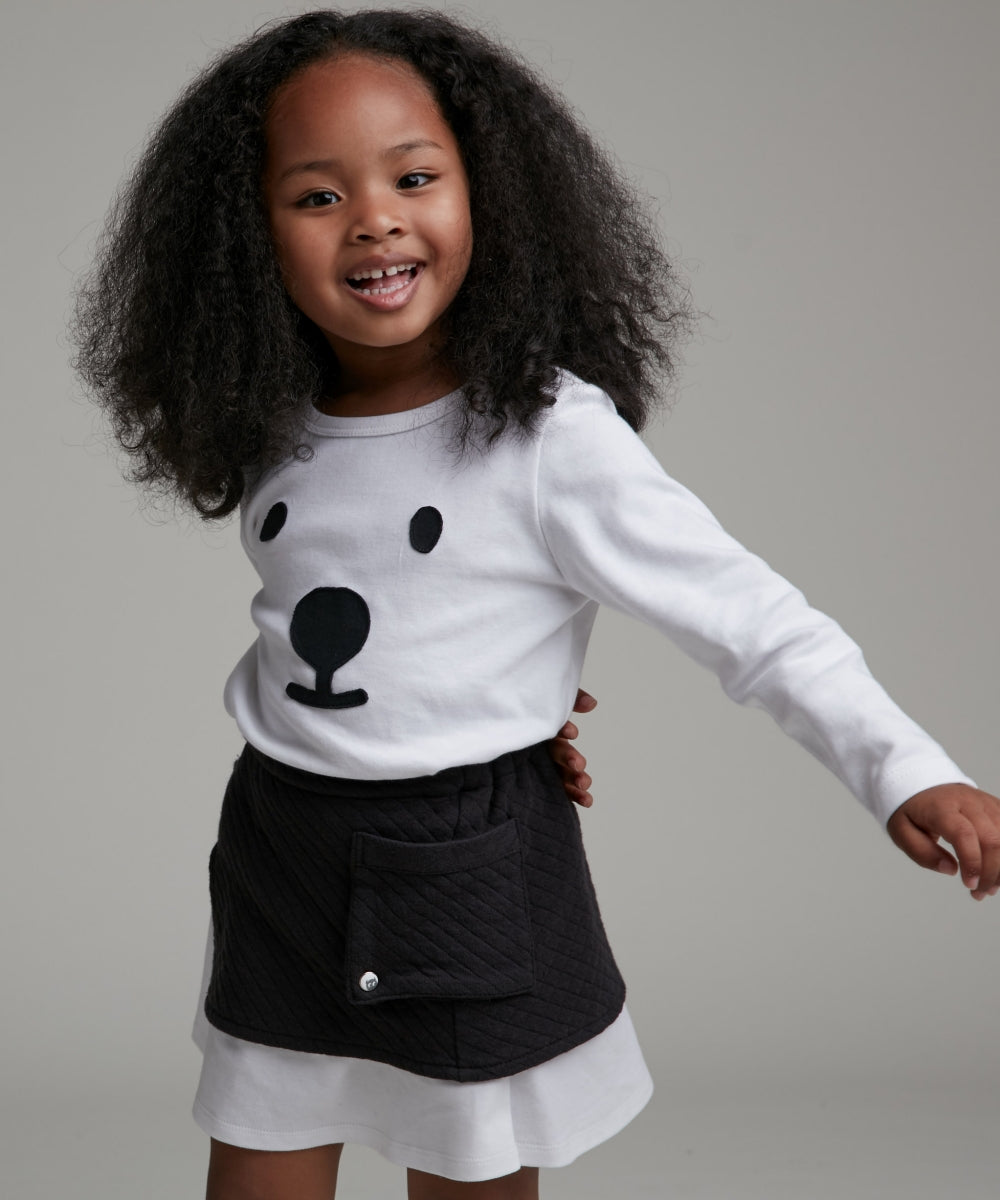 Main | Girls Two-Piece Skirt | Paneled | 100% Organic Cotton