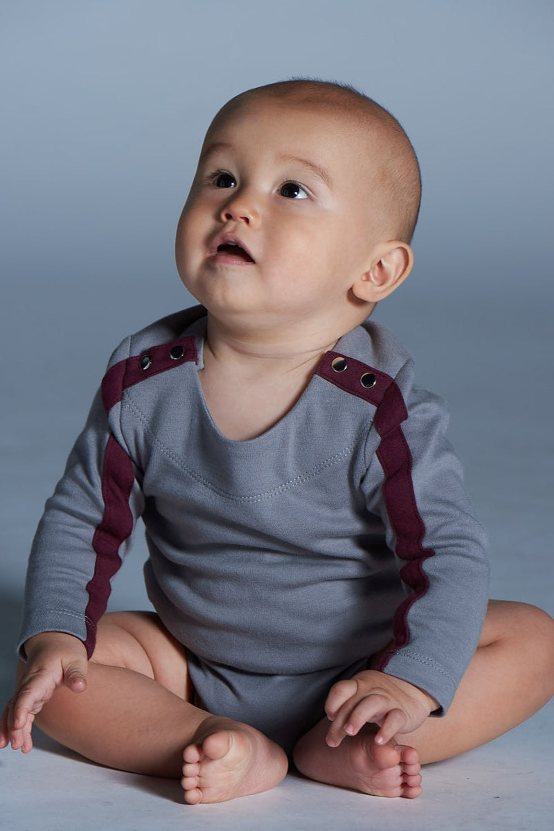Main | Toddler sports line bodysuit | Stitching | 100% organic cotton