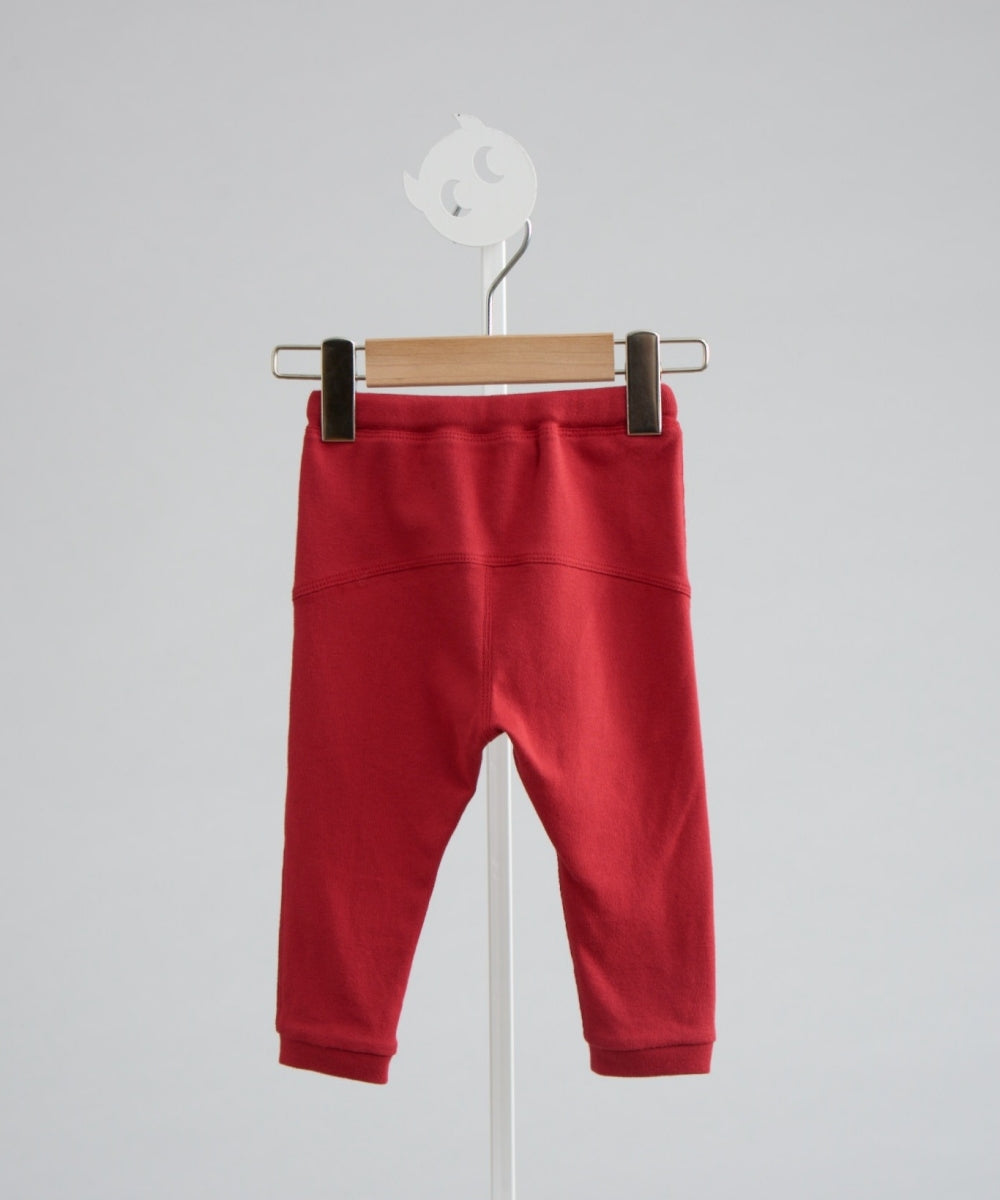 Asymmetrical color panel sweatpants