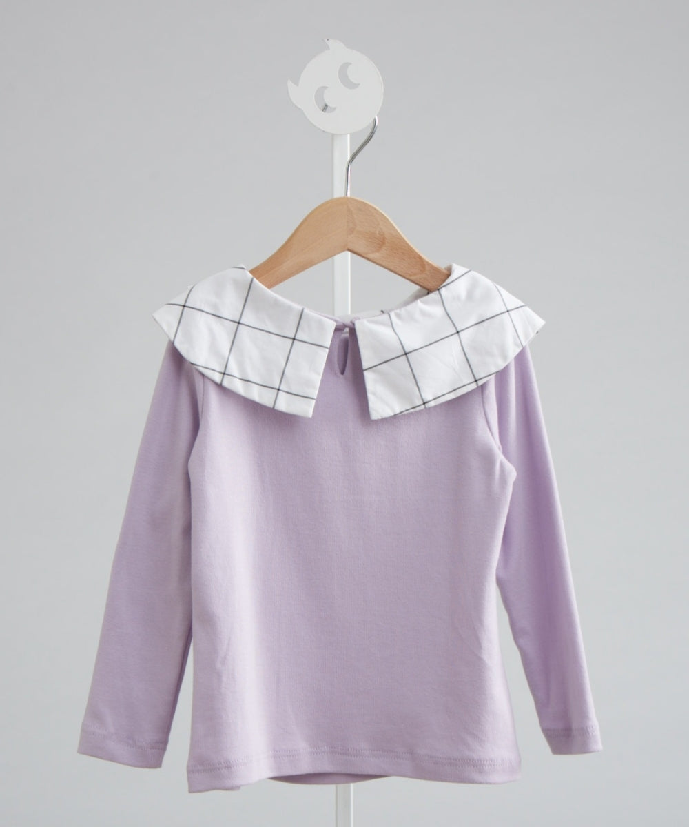 Main | Girls butterfly shawl collar top | bow | 100% organic cotton